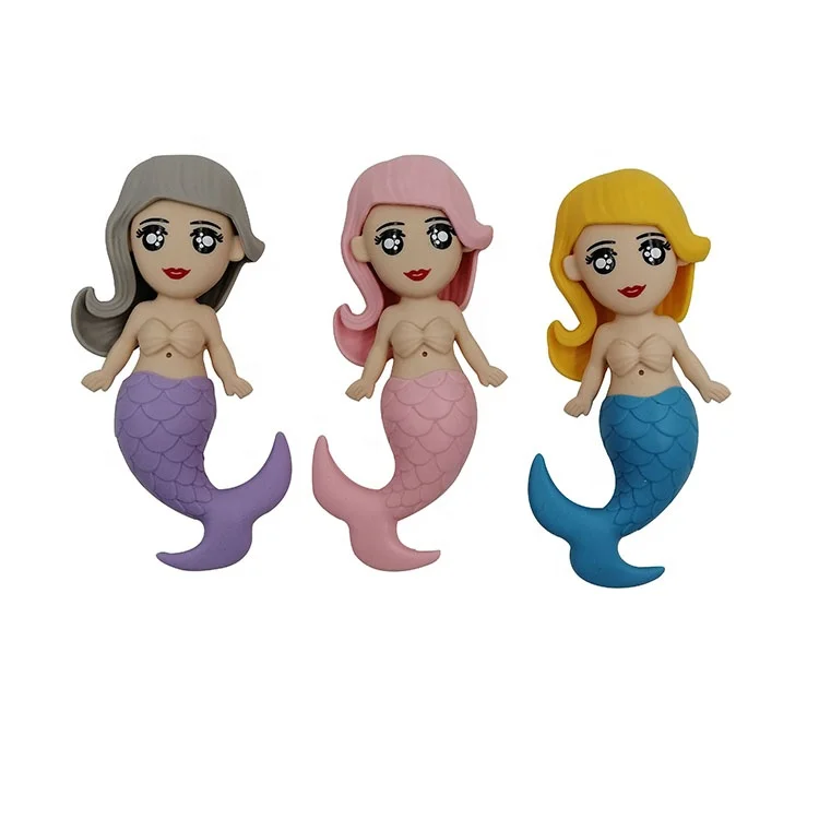 
High Quality Silicone Cute Infant Mermaid Children Toy Silicone bath toys 