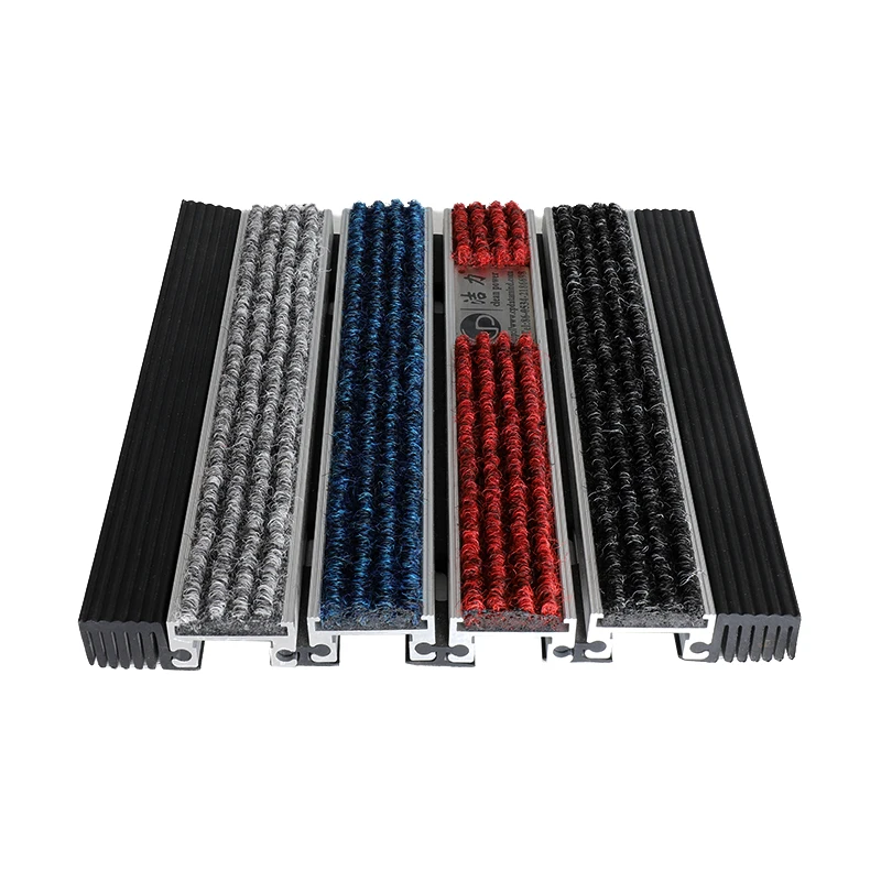 Heavy Duty Commercial Dust Control Aluminum Entrance With Carpet Dust