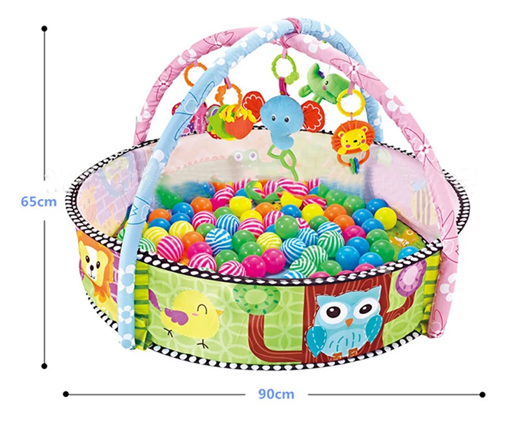 Kids Play Mat Indoor Cute Soft Game 30 Balls Baby Play Gym Mat Buy 30
