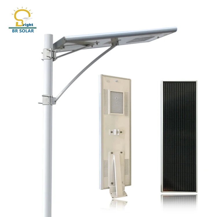 Hot selling high quality waterproof 30W integrated smart solar panel with led street light