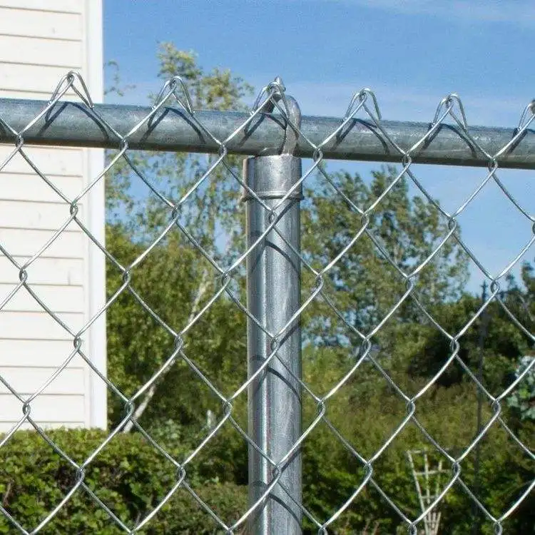 product welded galvanized iron wire chain link fence for playgrounds with square holes-5