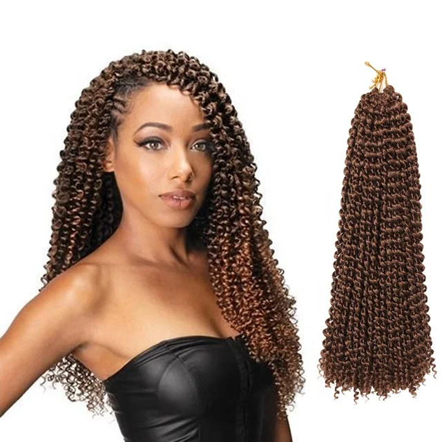 

Passion Twist Crochet Braiding Hair Pre Passion Twist Braiding Hair for Synthetic Water Wave Crochet Braid