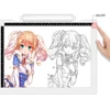 JSK dimmable trace board kids toy light pad tattoo writing board A4 trace pad super slim animation acrylic frame led light box