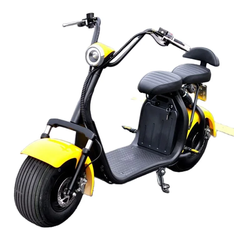 Citycoco 2000w i Bike Electric Scooter Yellow