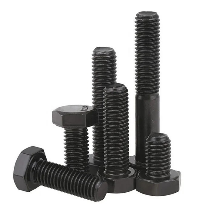 
Customized ANSI standard inch steel grade 8 black Hex head bolt 
