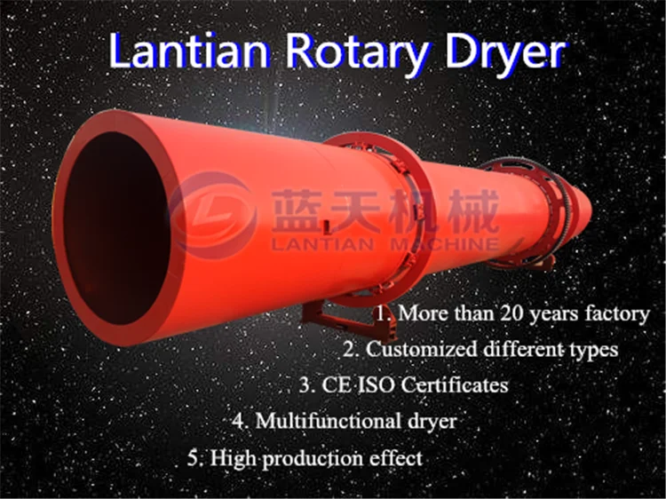 continuous rotary dryer