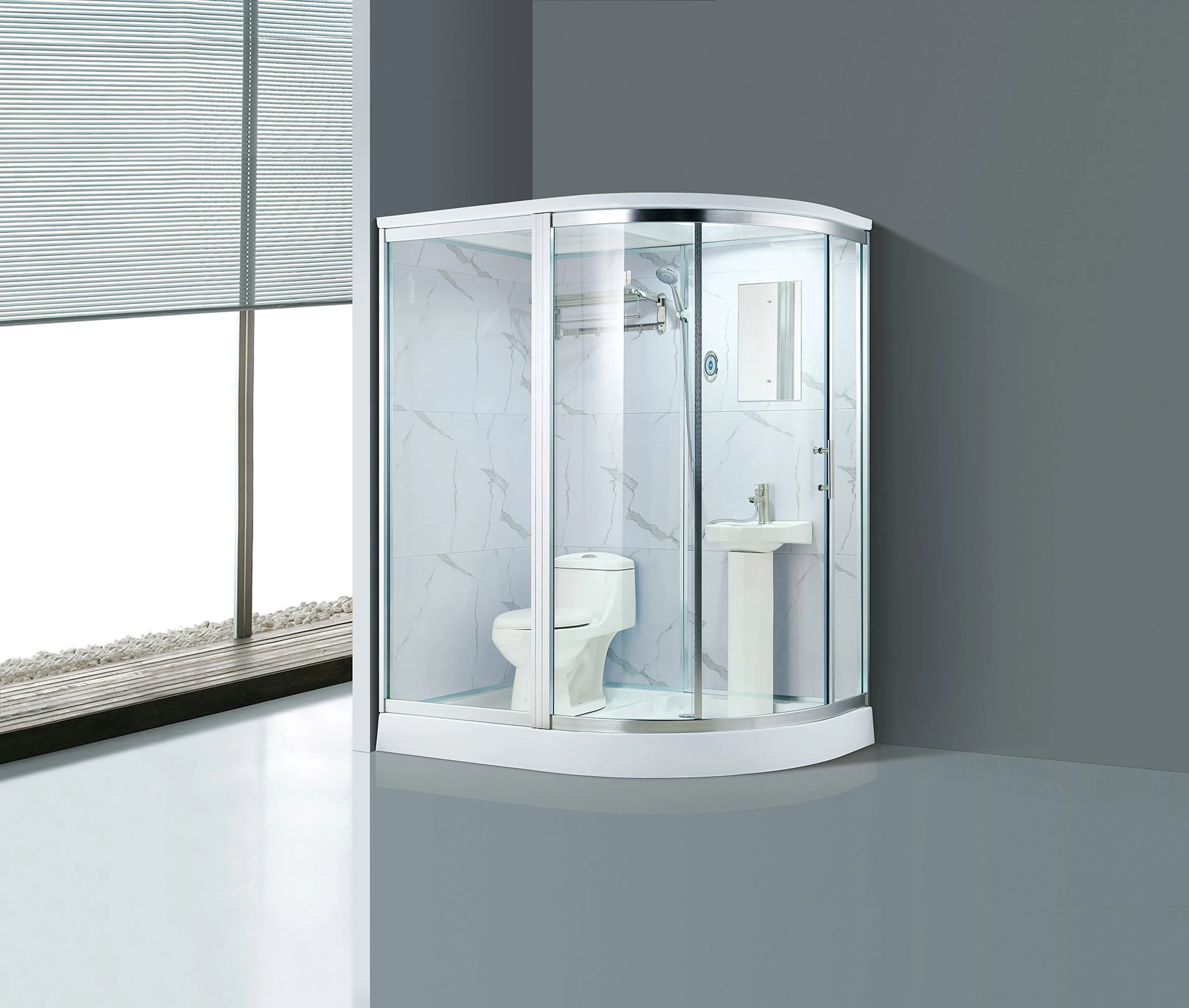 Kmry Bathroom Prefab Shower Room All In One Bathroom Prefab Shower