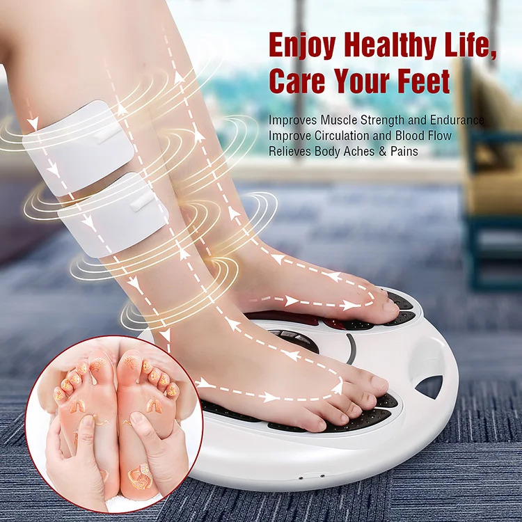 Buy Wholesale China Ems Foot Massager Electronic Muscle Stimulator Feet Leg  Massage Machine & Ems Foot Massager at USD 35