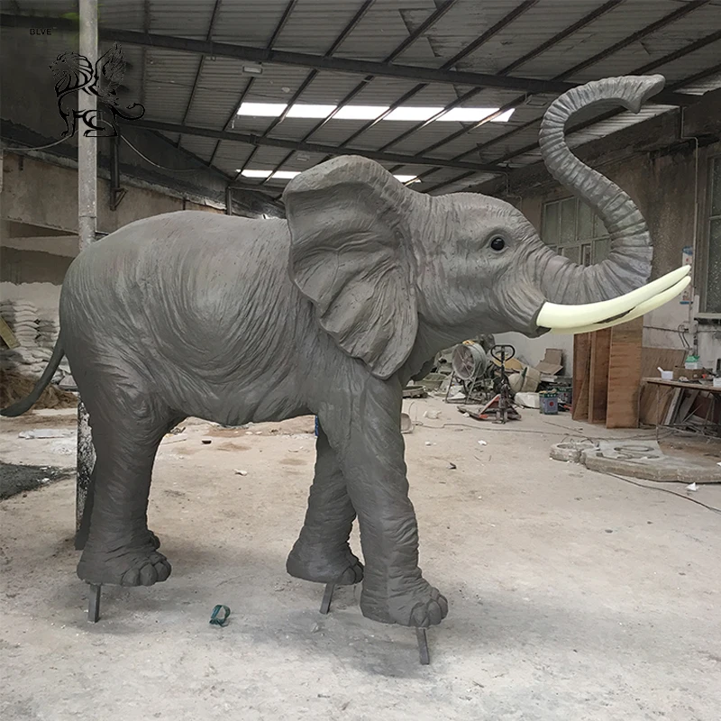 Statues D'éléphant En Fibre De Verre,Grande Taille,Style Animaux