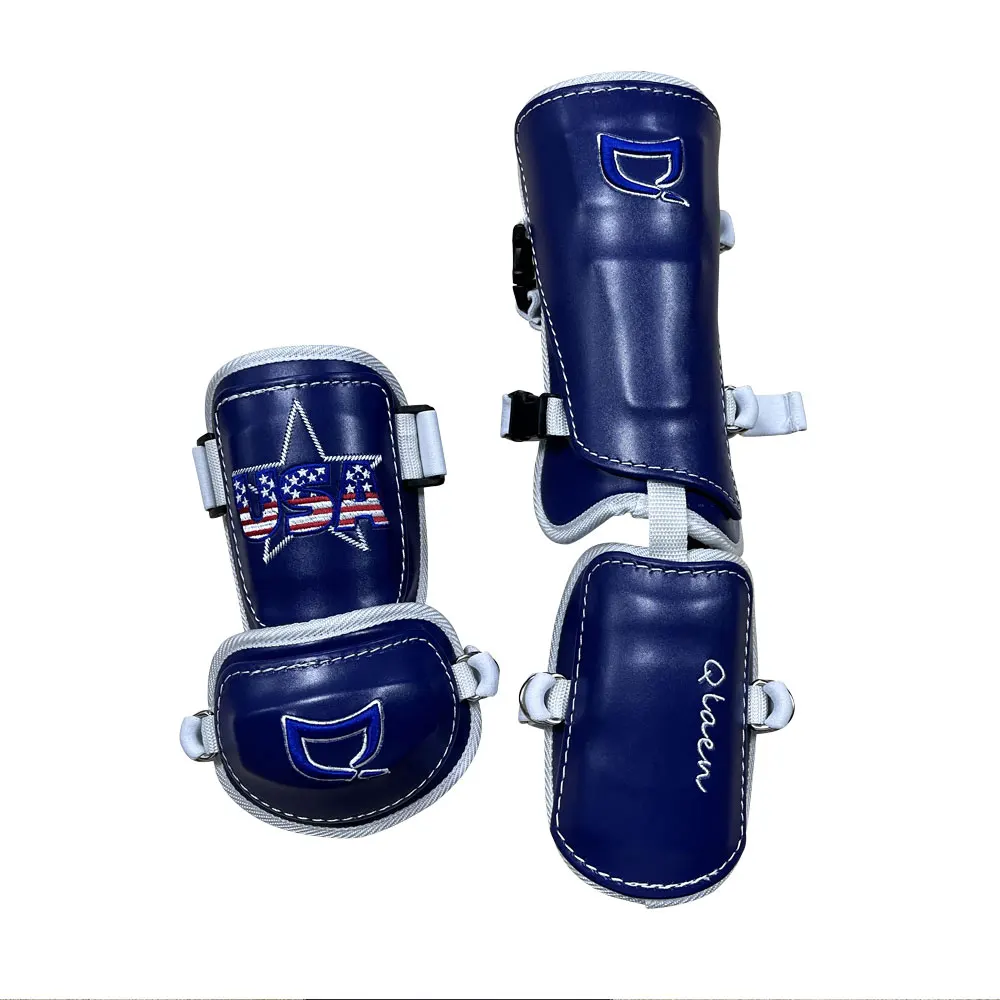 Customize Country Flag Baseball Leg Guard And Elbow Guard Sets Baseball