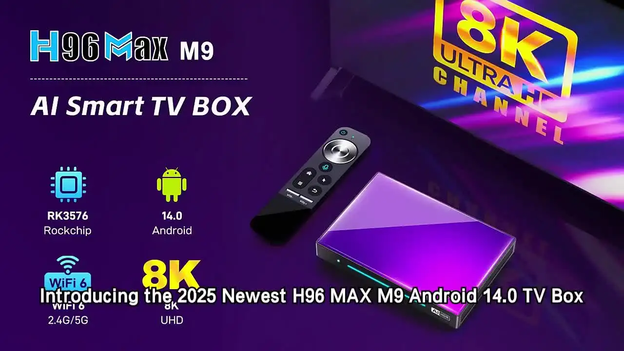 H96 MAX RK3576 - 8K Smart TV Box with Android 14 & AI NPU