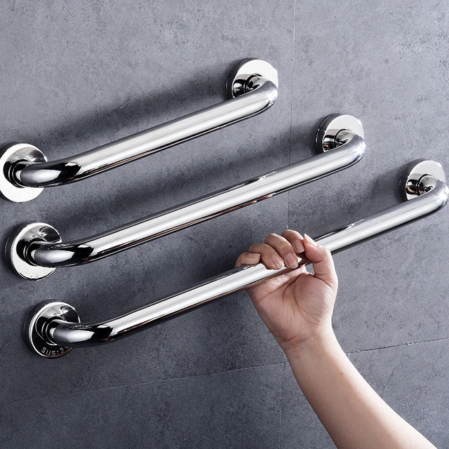 Stainless Steel Wall Mount Bathroom Safety Hadicap Grab Bars/bathroom ...