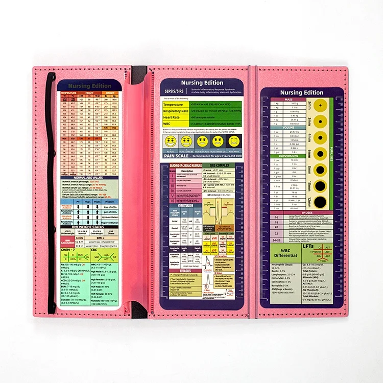 Nursing Clipboard Foldable Trifold(3 Layers) 4 Colors Nurse Folding