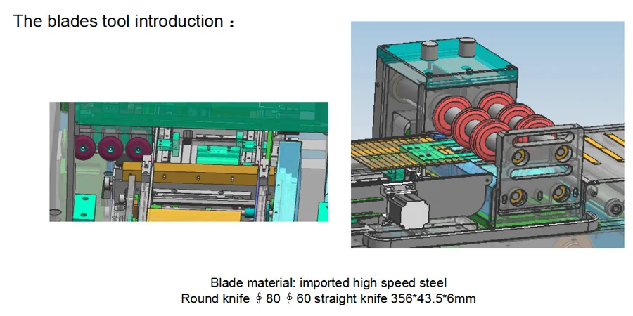 Automatic Double Directions PCB Splitting Machine