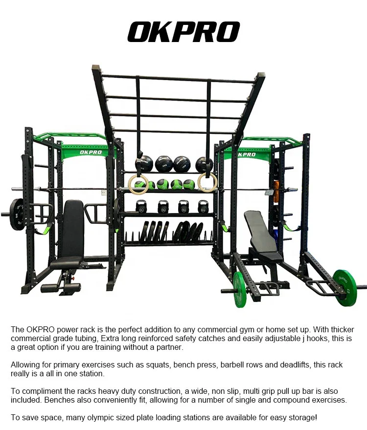 Okpro Commercial Fitness Equipment Strength Gym Power Rack View