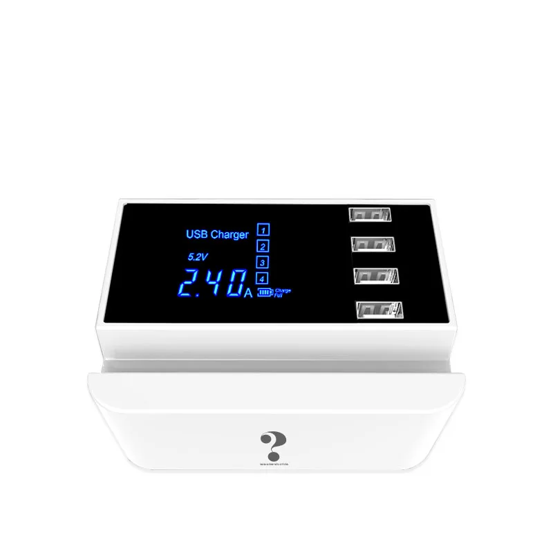
Durable Desktop USB Multi charger 4 port fast charging with UK for phone/ipad/Apple Watch charging station 