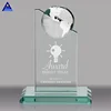 High quality crystal round shape trophy the earth modeling