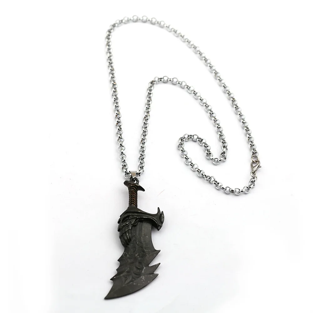 Hot Game God Of War Weapon Blades Of Chaos Kratos Pendant Necklace For Men Gift Buy God Of War Weapon Necklace Kratos Necklace Blades Of Chaos Necklace Product On Alibaba Com