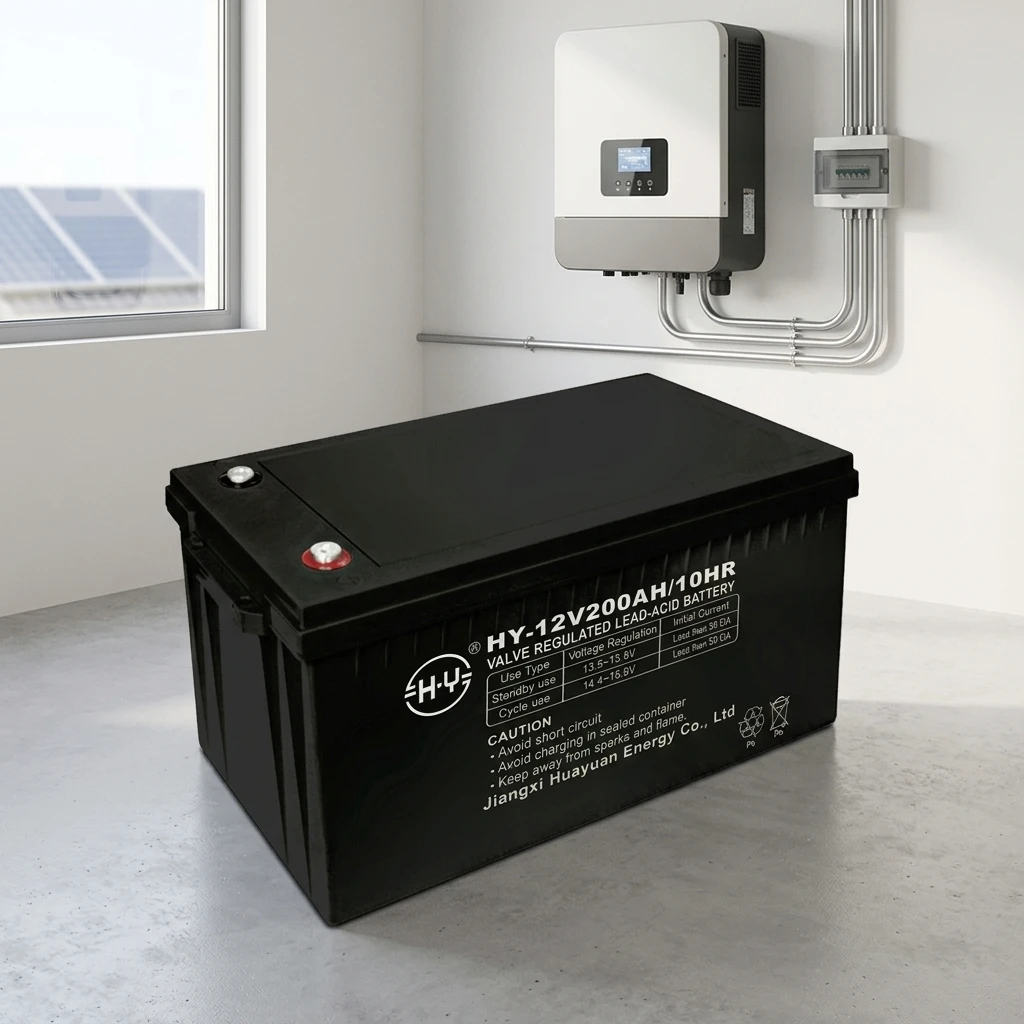 Side-by-side comparison of 12V AGM deep cycle battery vs lithium iron phosphate battery