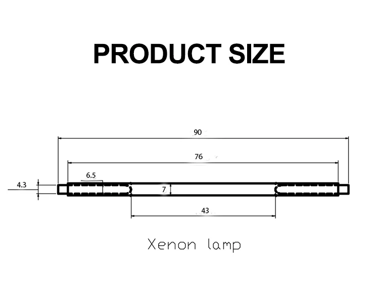 high quality wireless laser flash  ipl xenon lamp