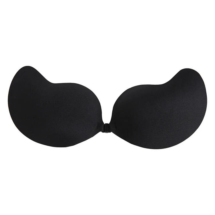 Fashion Women Backless Silicone Strapless Push Up Invisible Bra Mang o shape Self-adhesive Brassieres