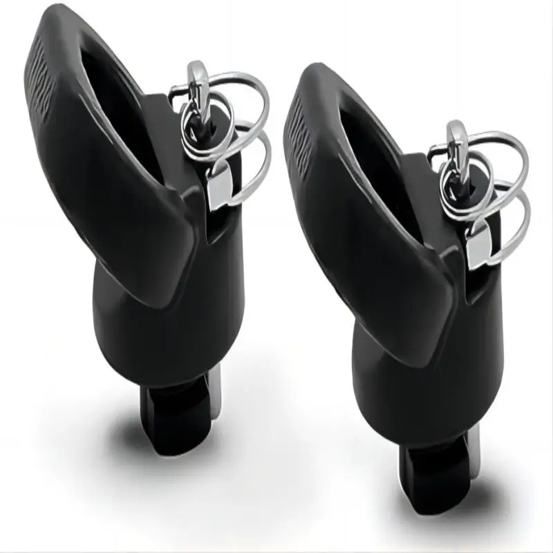 60617 Puck System Gooseneck Safety Chain Anchors With Carbide Black