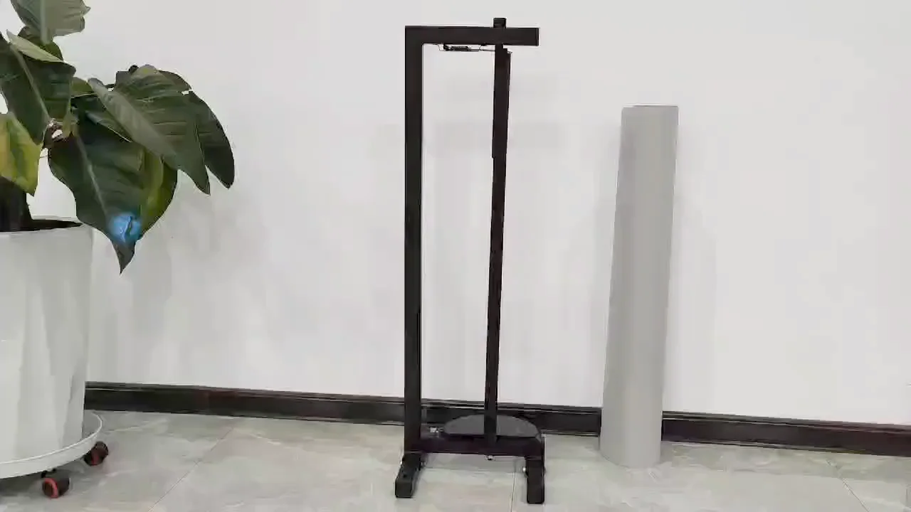 Jhmech Deluxe Portable Vertical Roll Paper Cutter Dispenser With