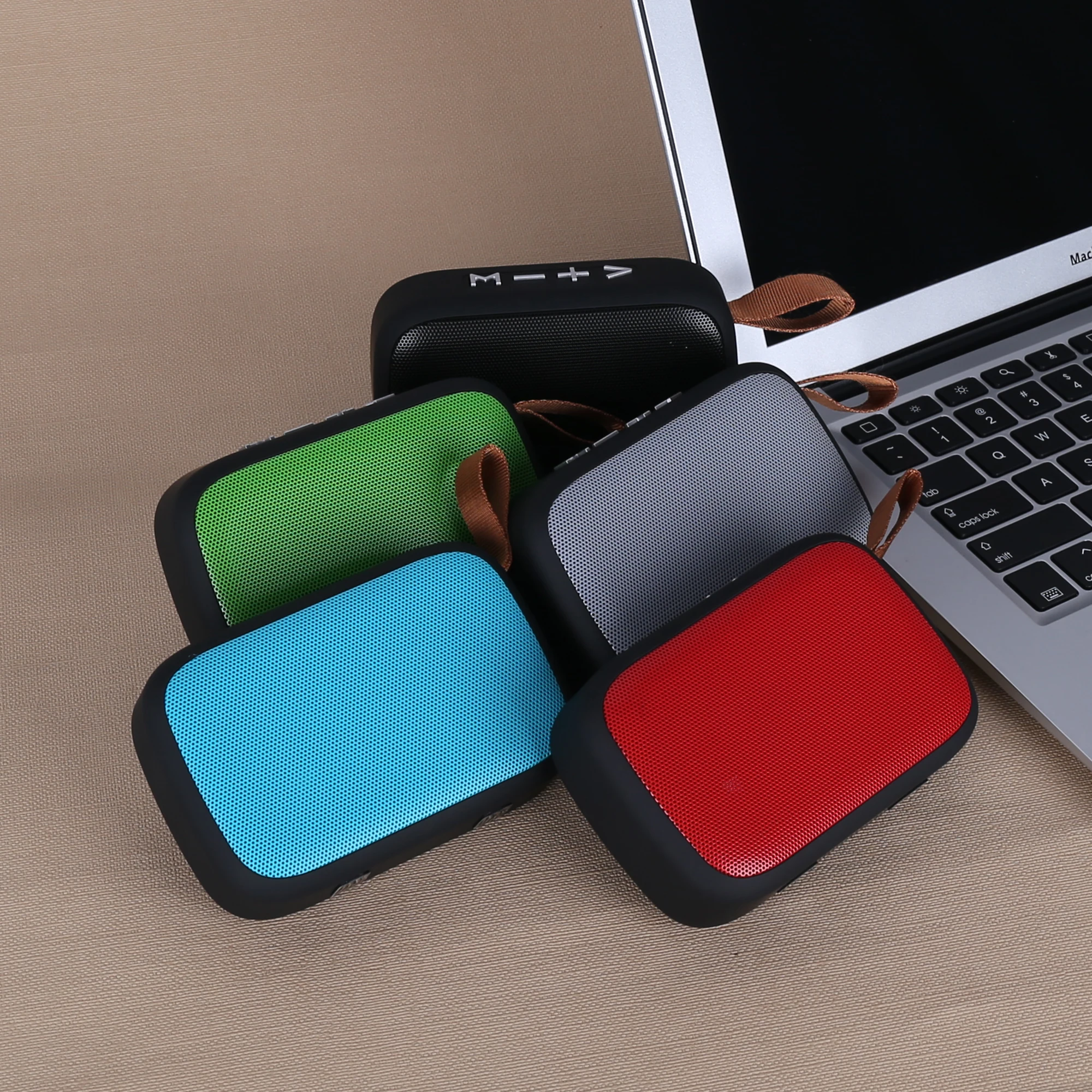 Wholesale plastic Mesh portable waterproof 400MAH mini bluetooth wireless speaker - ANKUX.COM