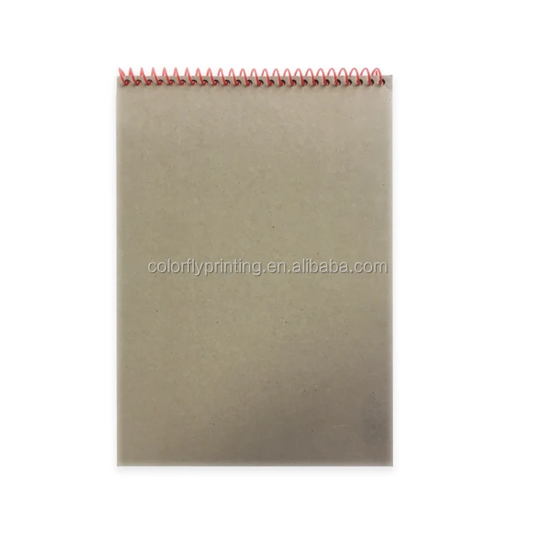 A3/a4/a5 Size Custom Printed Colored Spiral Drawing Sketchbook Paper