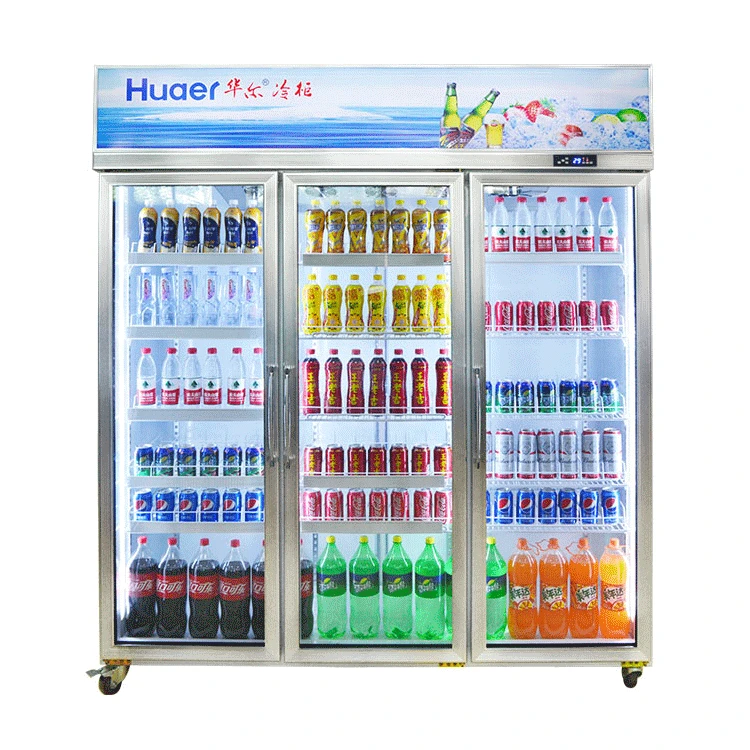 coke commercial refrigerator