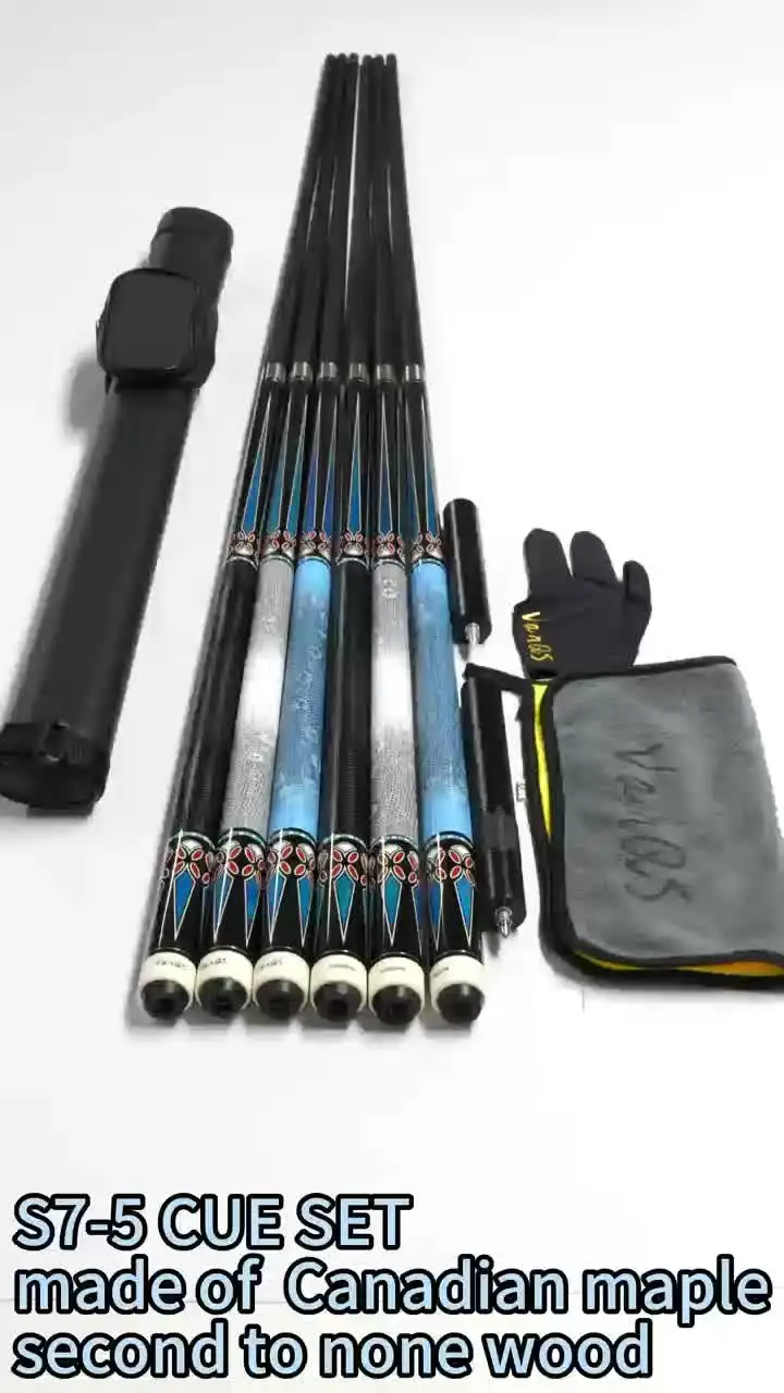 High Quality VanQs Unilock Billiard Carbon Fiber Pool Cue 12.5mm
