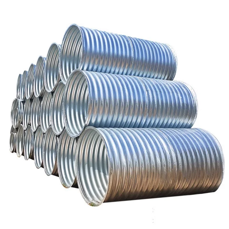Large Diameter Galvanized Steel Culvert Tunnel Underground Drainage