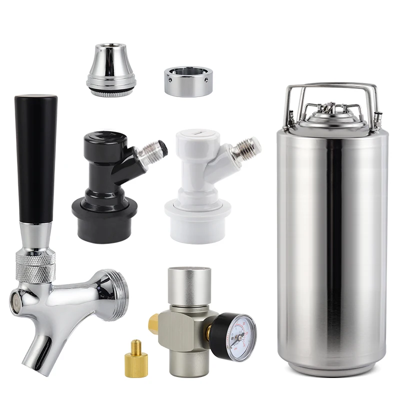 Stainless Steel Homebrew 5gallon 6l 10l 19l 24.5l Ball Lock Cornelius