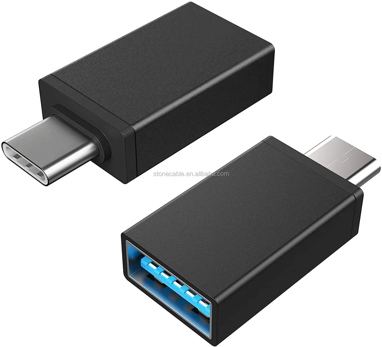 Usb 3.1 Usb-c Type C Otg Adapter Male To Usb3.0 A Female Adapter - Buy ...