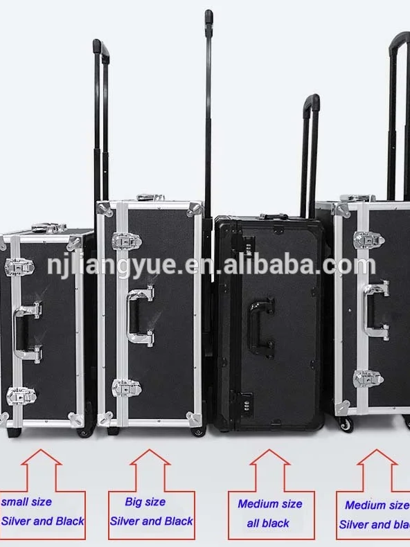 Flight Case Aluminum Foam Microphone Camera Case Carrying Case With