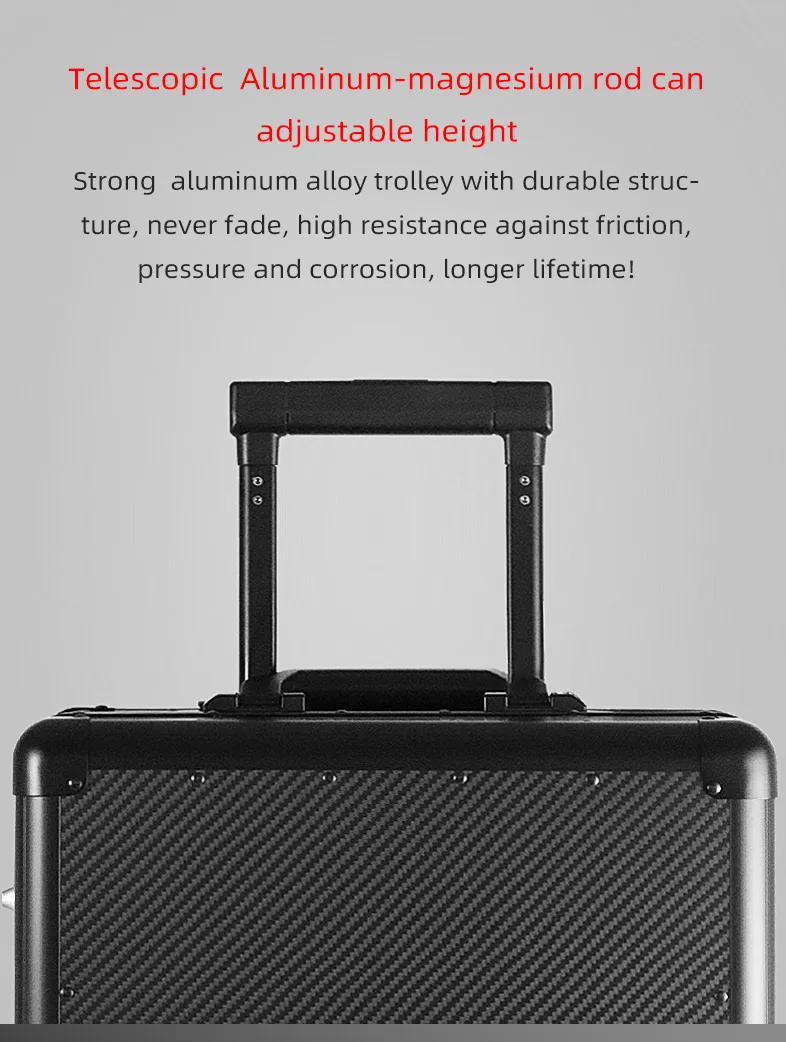 carbon fiber trolley bag