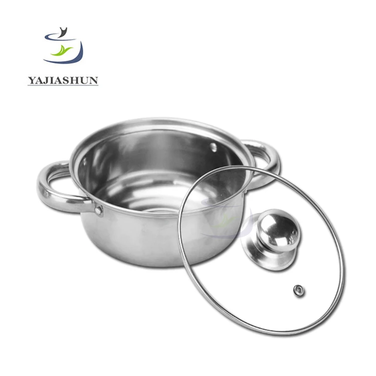 10pcs Stainless Steel Induction Soup Pot /cookware Set With Glass Lid