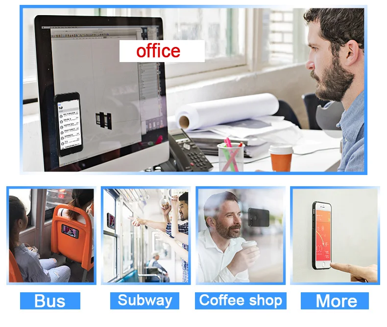 Nano Suction Full Protective Magical Anti gravity phone case For iphone 11 Pro max Sticky Phone Back case Cover