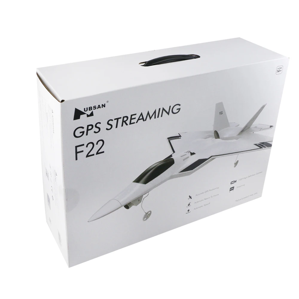 HUBSAN F22 310mm Wingspan EPO FPV RC Aircraft With 720P Camera HT015B Transmitter With GPS Drone Brushed 2.4GHz 4CH RTF Drone Alibaba