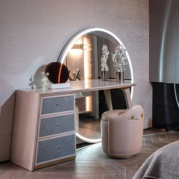 dressing table designs with lights