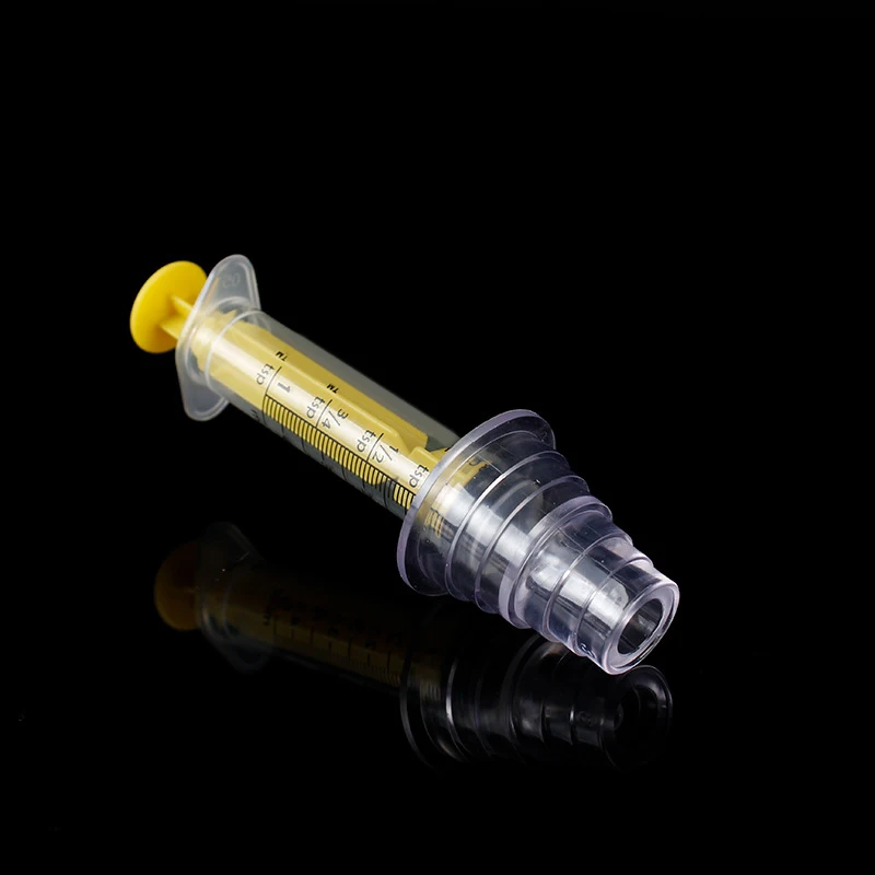 Disposable Animal plastic feeder hand push plastic syringe pet irrigator feeder large capacity syringe 5ml factory