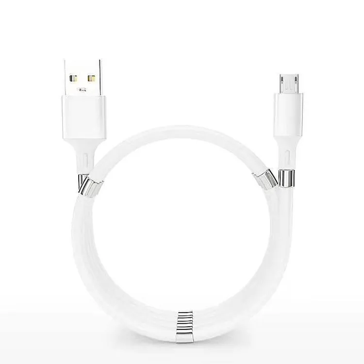 Hot Sell For iphone/ andriod/type c SuperCalla Magnetic Portable Self-Winding USB Charging Data Cable - ANKUX.COM