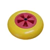 Yellow color plastic rim foam fileed wheel 3.50-6
