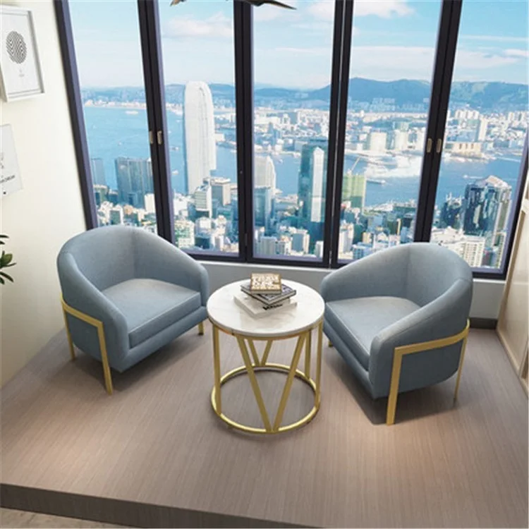2021 Newest Style Fashional Wide Soft Single Restaurant Table And  Chair With Metal