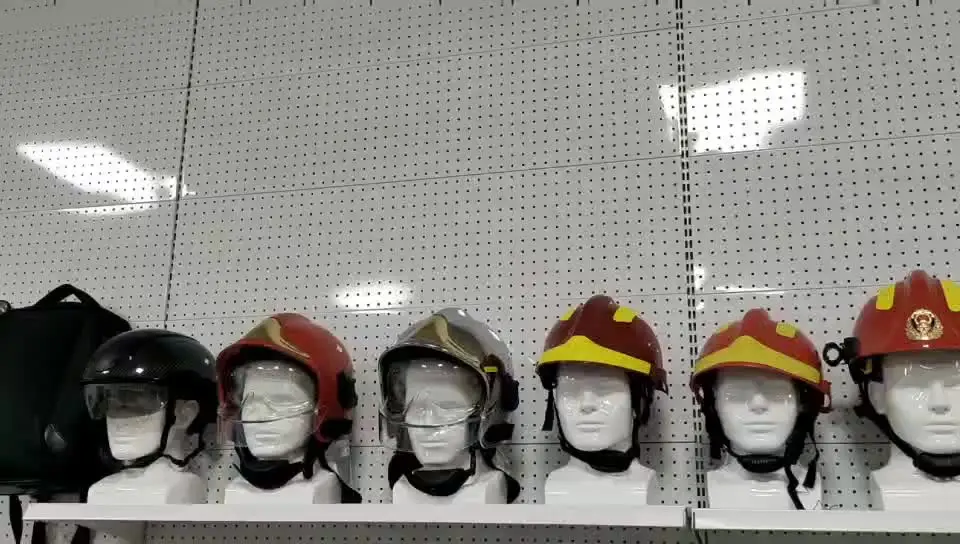 Factory Wholesale Rescue Helmet - Silver Flame-Retardant Fire