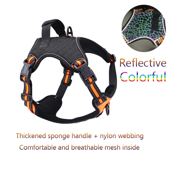 Amazon Nice Quality Basic Reflective Dog Chest Harness Fashion