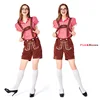 Ecoparty Girl German Dirndl Dress Oktoberfest Bavarian Traditional Beer Costume Women UK