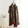 2019 winter new leopard warm scarf for women coloful long scarf big Shawl