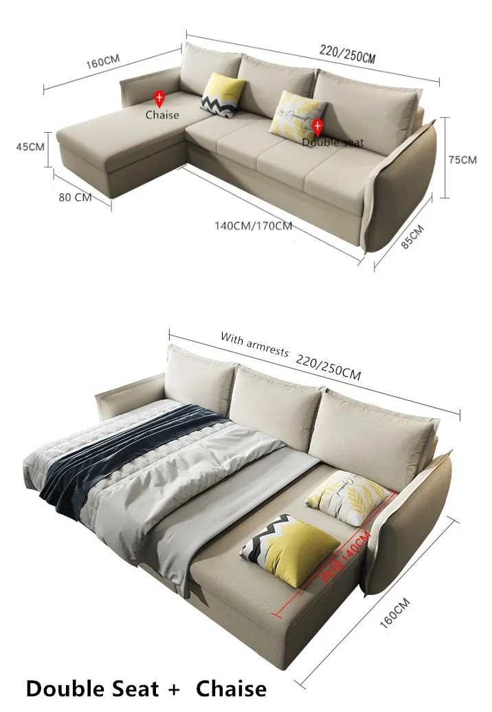 Double seat + chaise