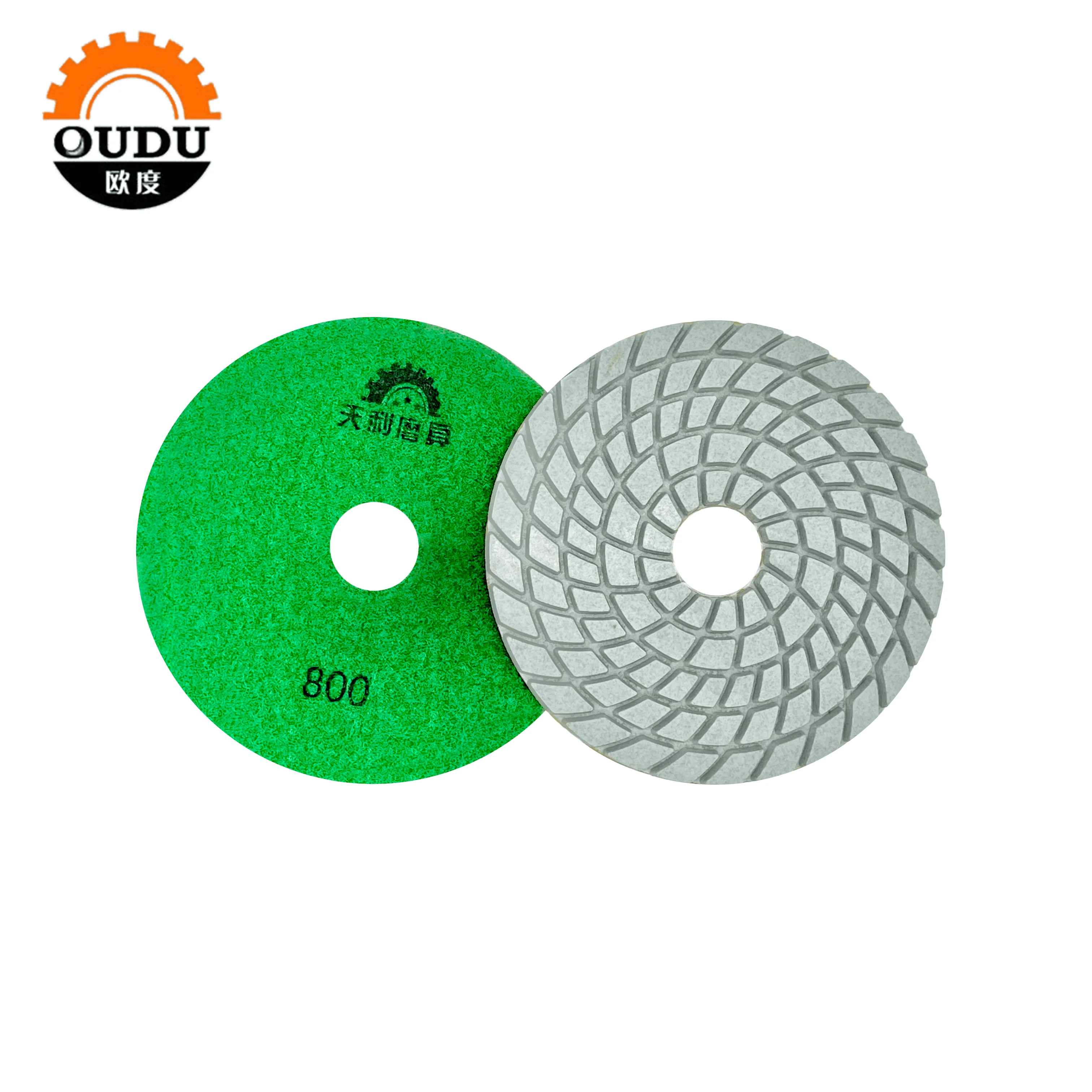 6 Inch Resin Diamond Polishing Pads For Stone Floor Concrete Granite
